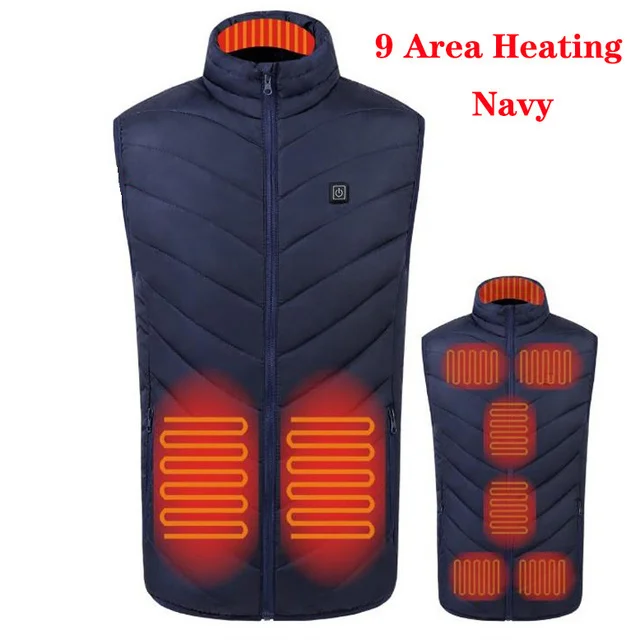 Unisex Electric Heated Down Jacket with USB Heating