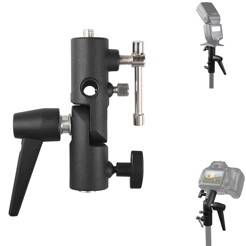 Camera Flash Bracket Umbrella Stand Holder for Canon Nikon Sony