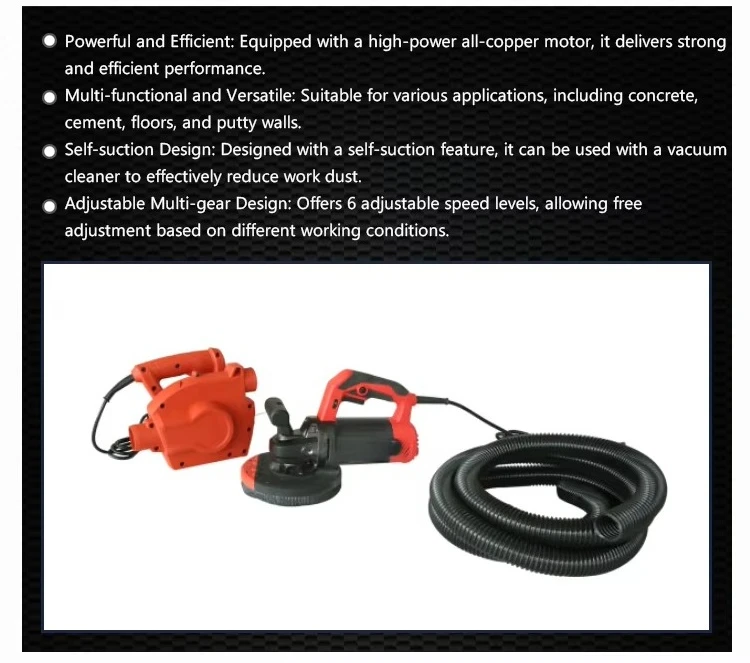 Hand-held High Efficiency Three Head Grinder Floor Grinding Machine for Sale