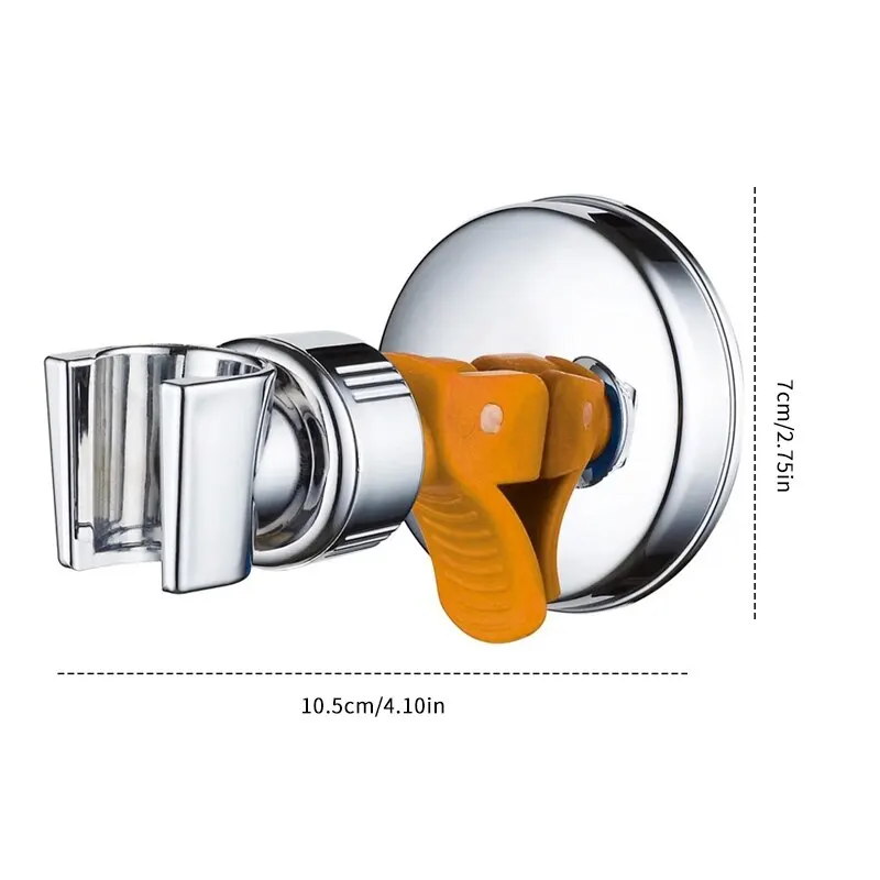 Shower Head Holder Universal 360 Degrees Adjustable Holder with Suction Cup Wall Mount No Punching Bracket Bathroom Accessories showerhead holder shower bracket shower holder