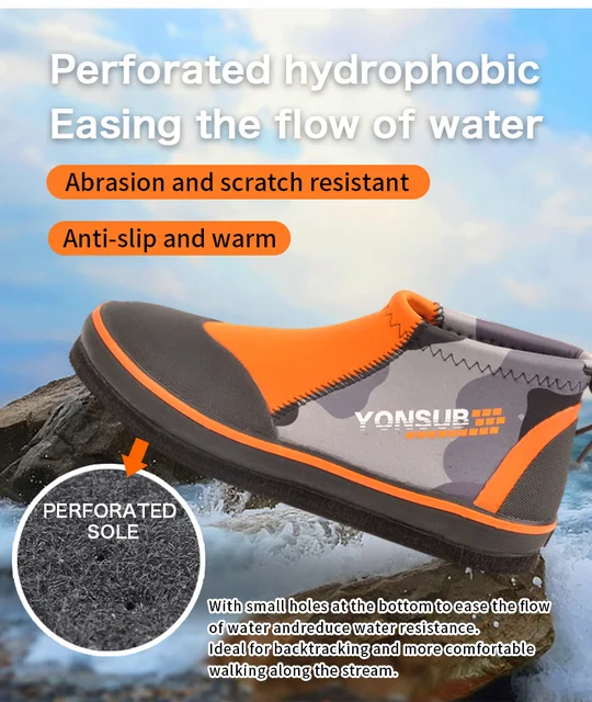 7mm Neoprene Anti-slip Waterproof Shoes for Wetsuit Boots Fishing  snorkeling Warming Swimming Upstream Shoes Plus Size 35-47 - AliExpress