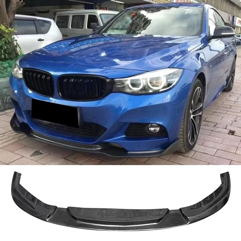 F34 GT HM 스타일 카본 파이버 프론트 립 프론트 스플리터 프론트 범퍼 립 (3 시리즈 F34 GT 용)