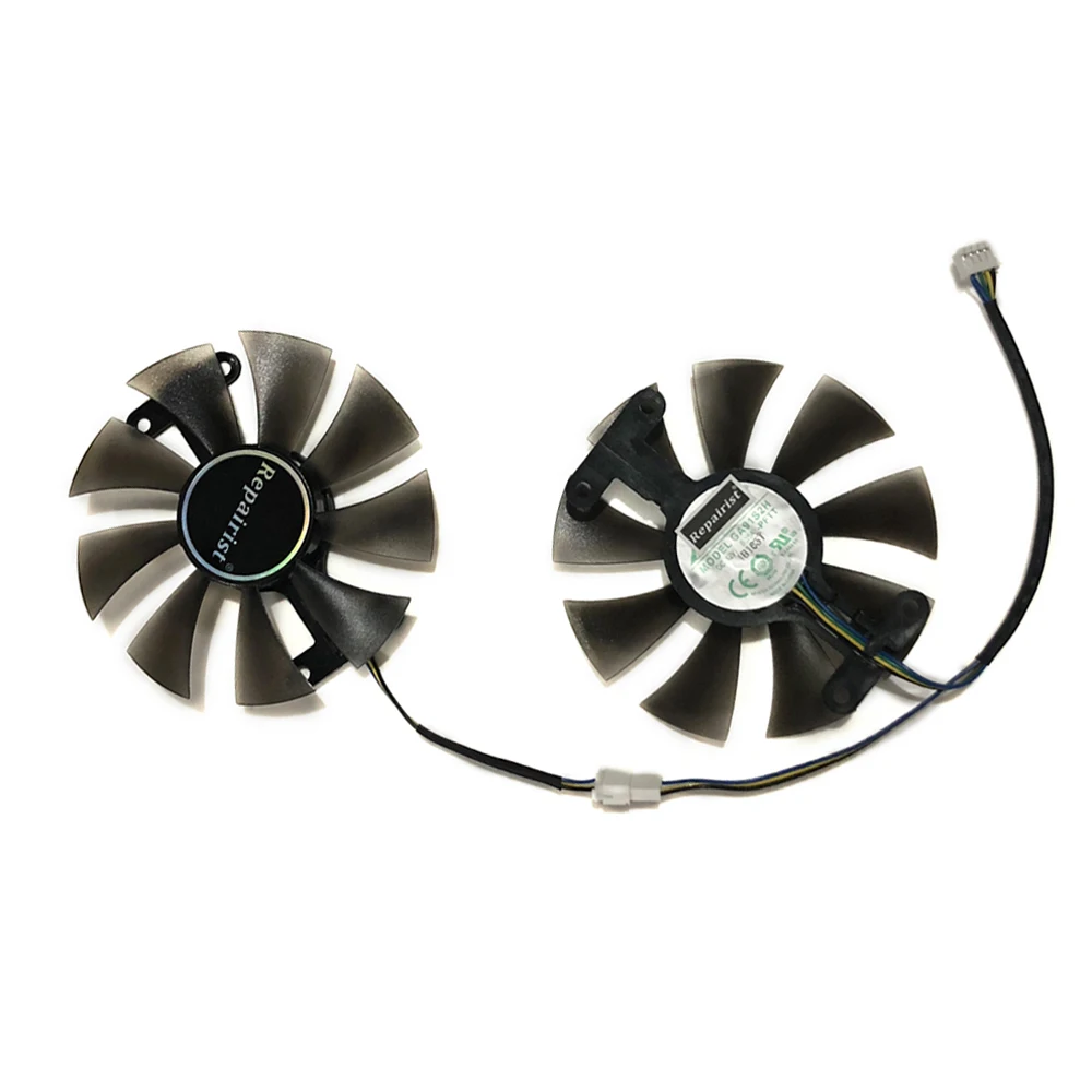 

2pcs/Set,GA91S2H,GPU Cooling Fan,For PowerColor Red Dragon RX480 RX580 RX470,Video Card Fan,Replace PLA09215B12H PLA09215S12H