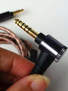 Оригинальный кабель для наушников MUC S12SB1, AUX аудио 8-жильный кабель с разъемом 3,5 дюйма на 4,4 мм, сбалансированный штекер, обновленный сменный ...