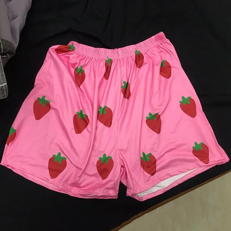 Kids shorts Pink Strawberry Short Pants Kids Clothes Anime GINTAMA Sakata Gintoki Cosplay Costume Unisex Carnival Party Trunks Clothes