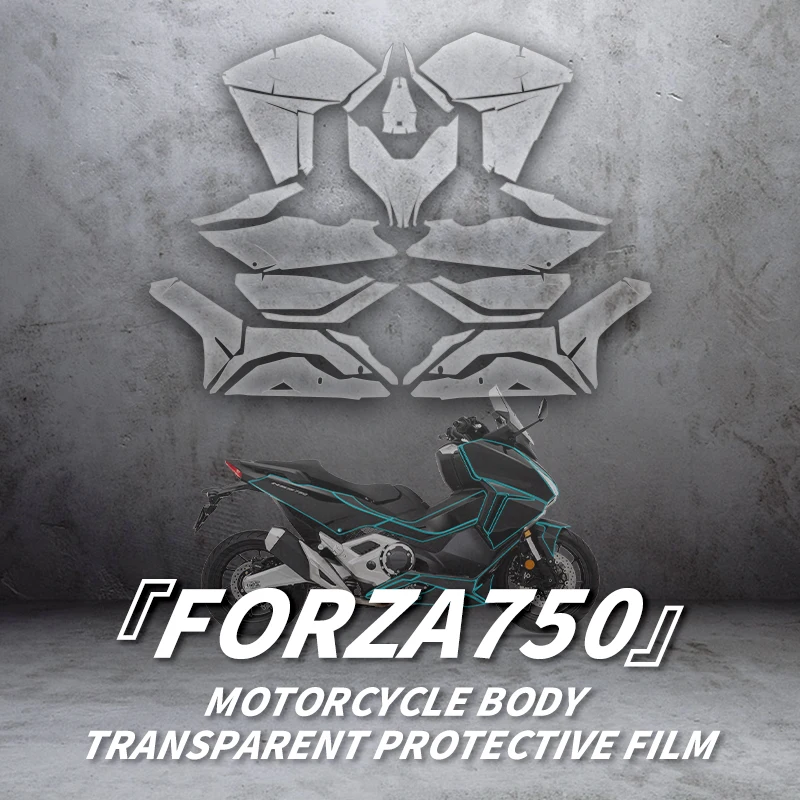 Used For HONDA FORZA 750 Bike Accessories Paint Parts Area Stickers Kits Motorcycle Full Paint Transparent Protection Film