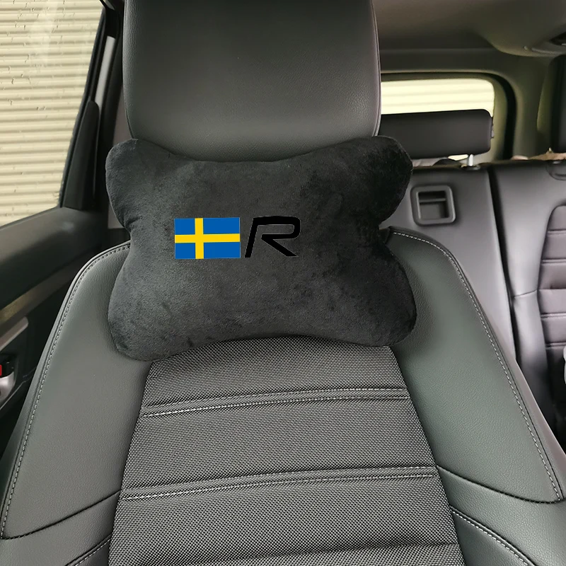 Car Pillow Car Seat Headrest Auto Logo Neck Pillow For Volvo R XC40