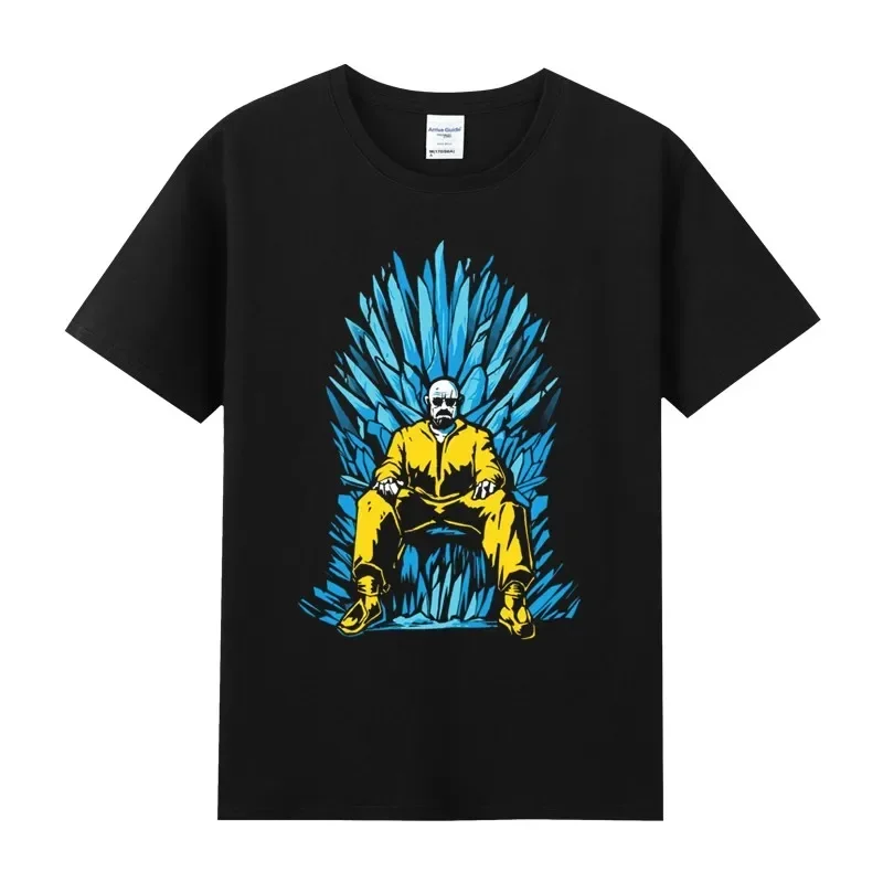 Summer Cotton Round Neck Short-sleeved T-shirt Plus Size Bottoming Shirt American TV Show Breaking Bad Gus Heisenberg 5