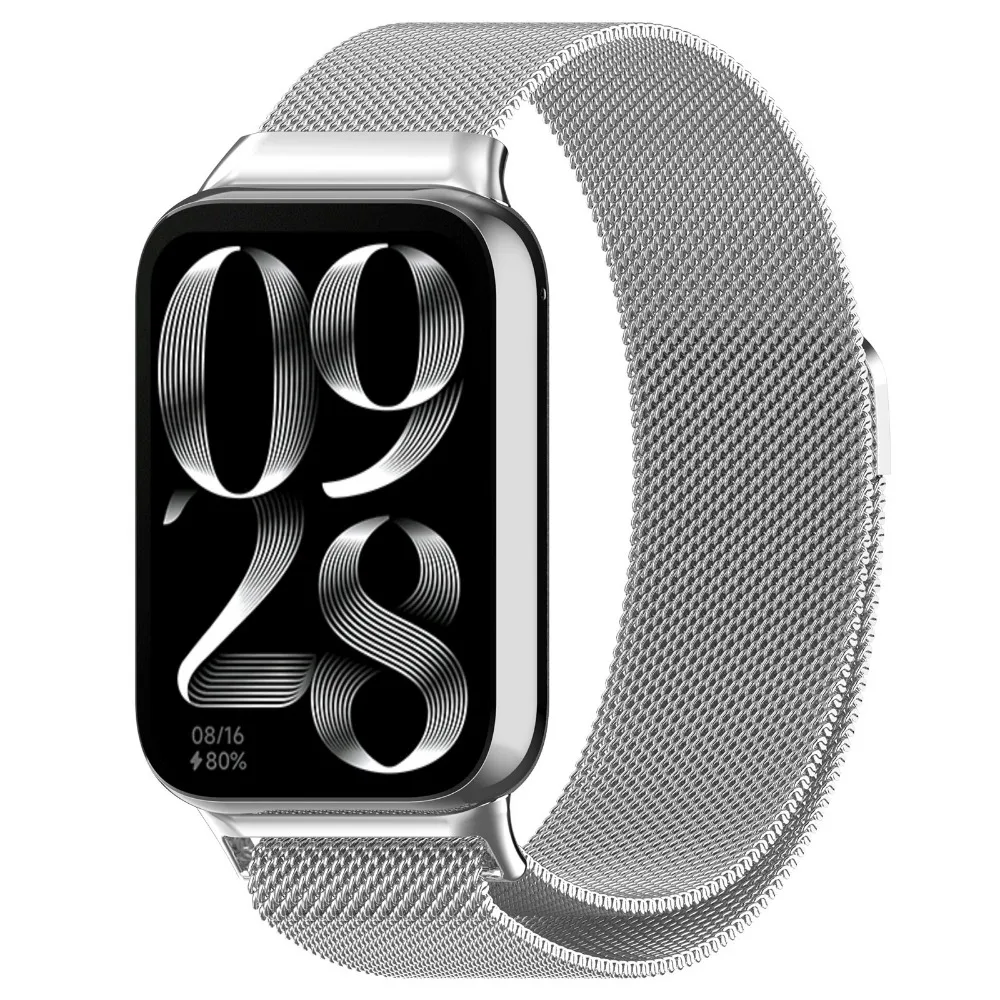 Magnetic Metal Milanese Loop Strap