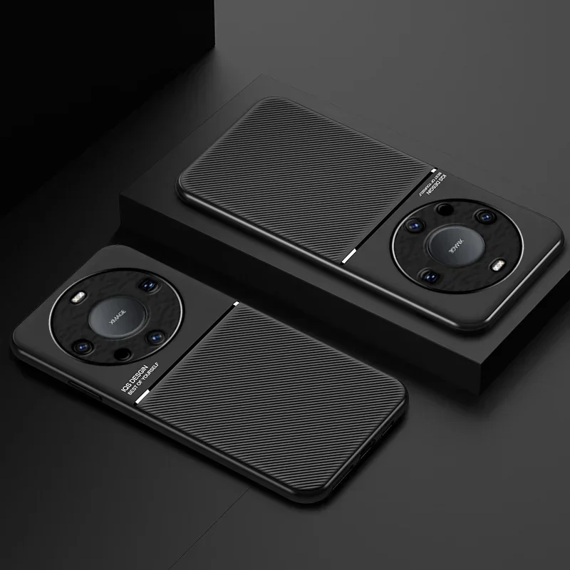 Premium Shockproof Leather Magnetic Back Case