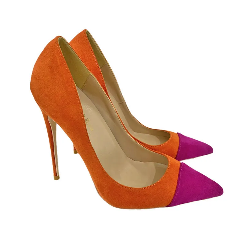 Cute Suede High Heels Stiletto Shoes