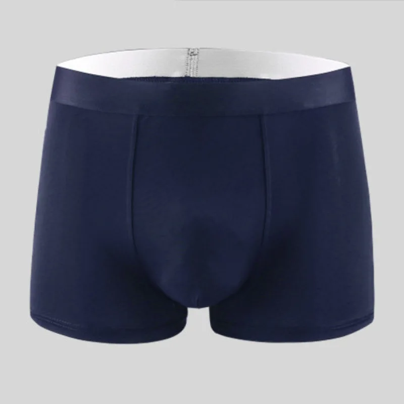 4 Pcs Boxers Ice Silk Men's Panties Shorts Underwear Graphene Breathable Underpants Thin Boxer Large Size L-4XL 5