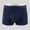 4 Pcs Boxers Ice Silk Men's Panties Shorts Underwear Graphene Breathable Underpants Thin Boxer Large Size L-4XL 5