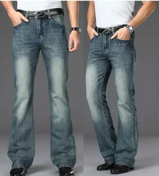 Men's Flared Jeans Designer Classic Multiple Styles Size 28-40 1