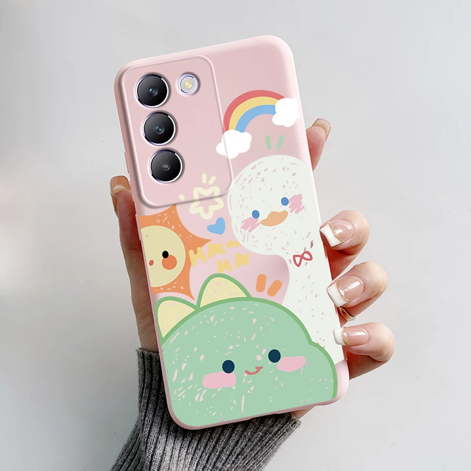 Stylish Painted Soft Silicone Phone Case Cover - Enhanced Protection Bumper