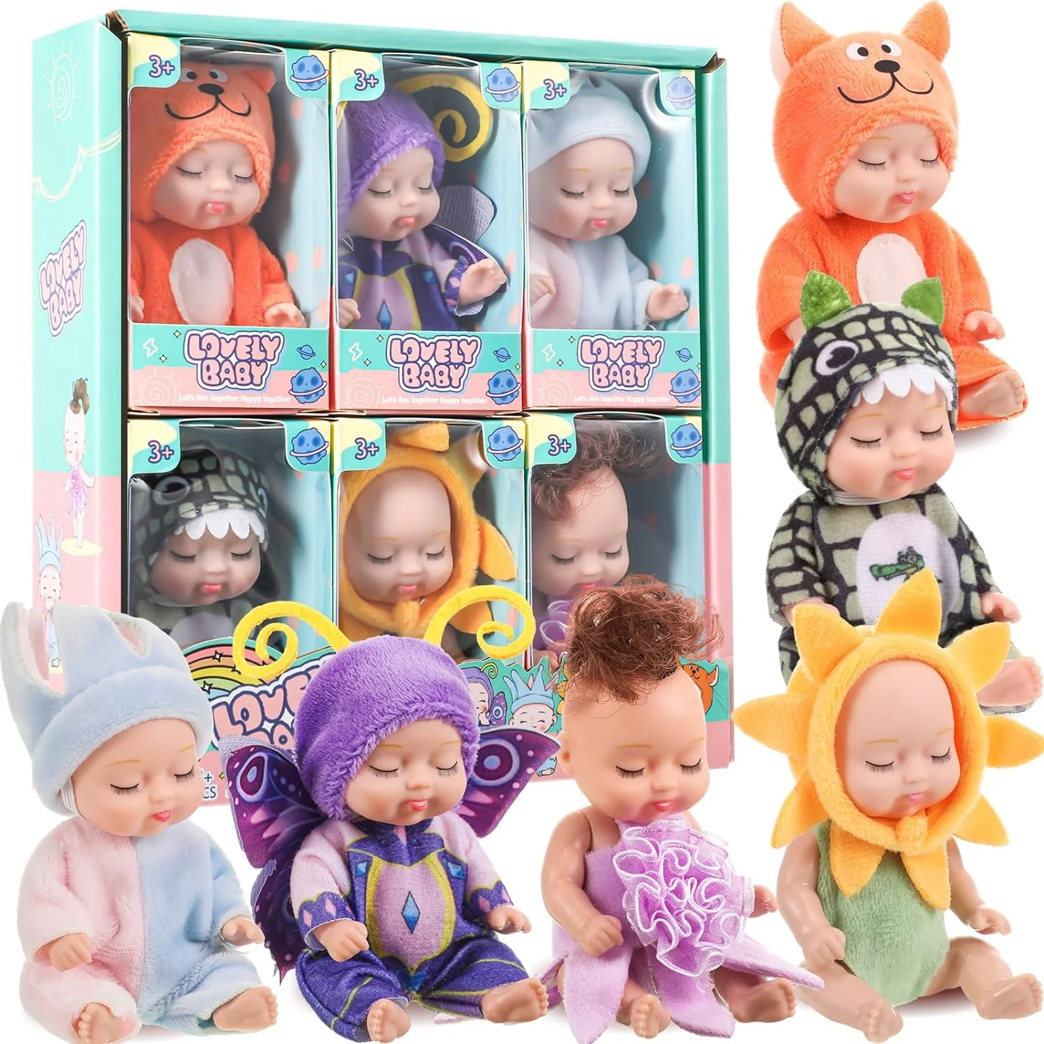 Mini Sleeping Baby Dolls 1