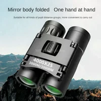 4000X25 Zoom Telescope Professional BAK4 HD Powerful Binoculars Long Range Portable Outdoor Folding FMC Binocular Camping Travel 1