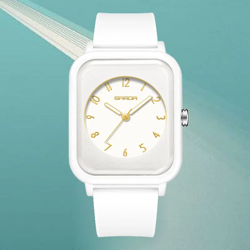 

2023 Fashion Casual Women Quartz Watch Men Watches Square Wrist Clock Ladies Business Dress Relogio Masculino New Dropshipping
