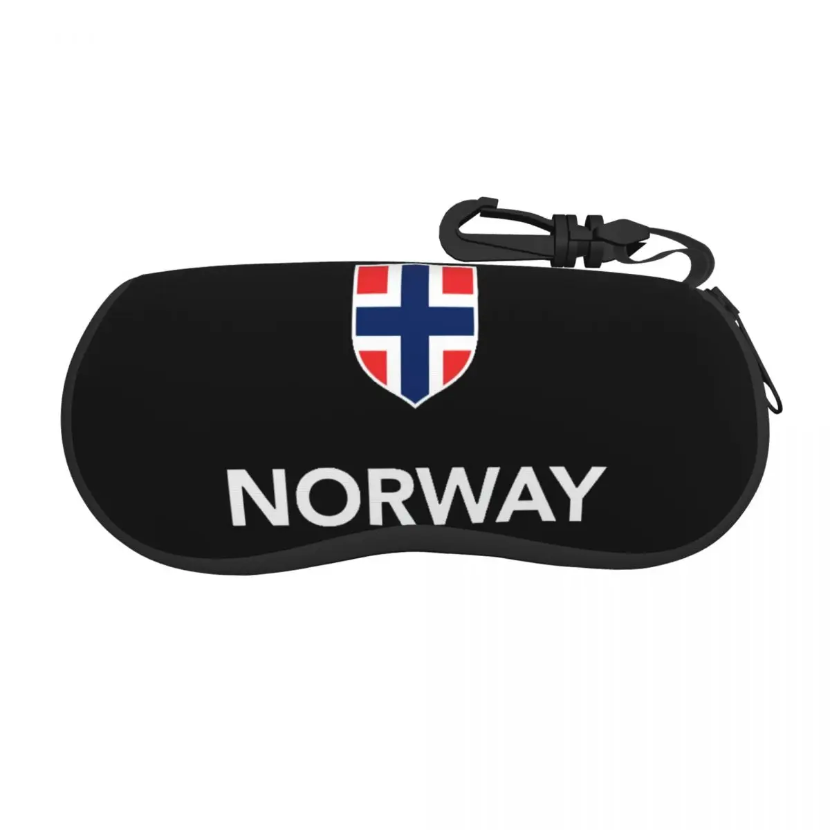 

Norway Flag Shell Eyeglasses Protector Cases Fashion Sunglass Case Norwegian Flag Glasses Pouch