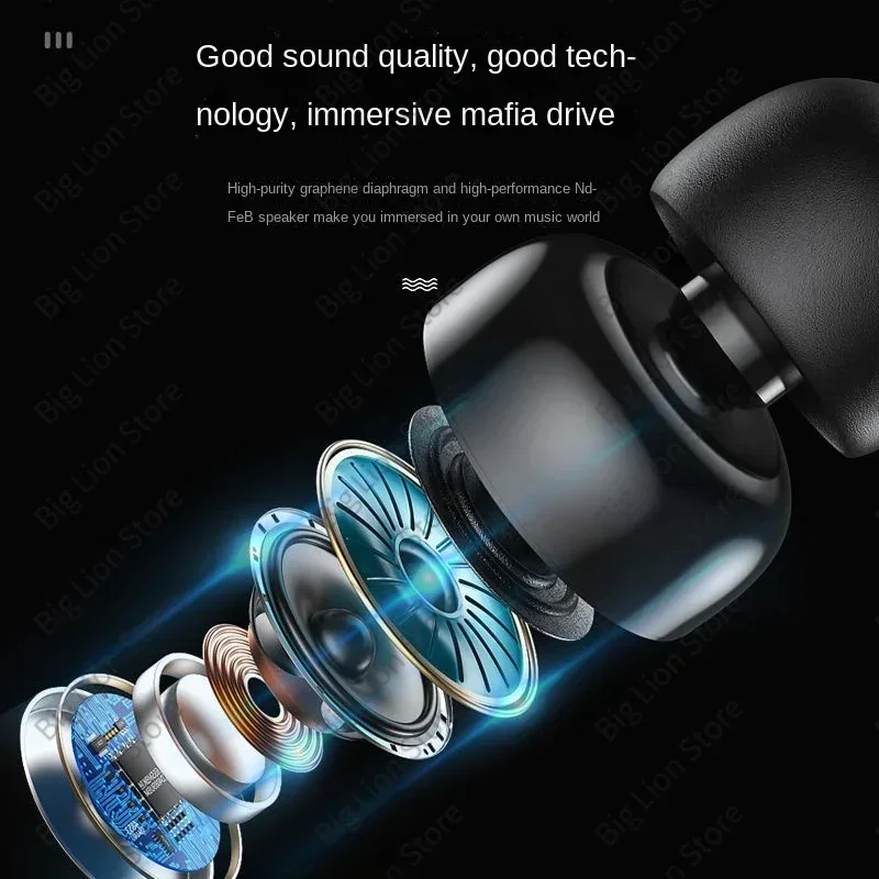 TWS Earphone Bluetooth Wireless Headphones Stereo Earphones 5.3 Wireless Headphone With Microphone For All SmartPhones 4