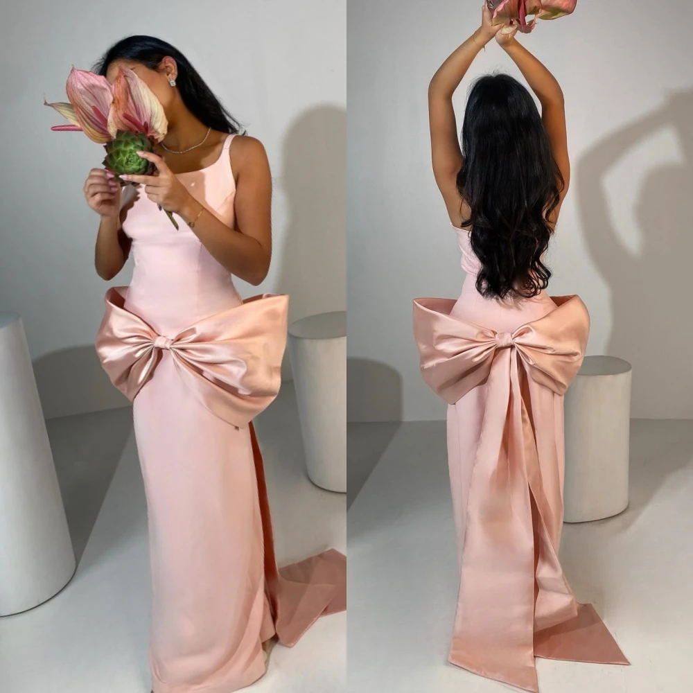 

Zhitomyr Fashion Sizes Available Spaghetti strap A-line Bows Floor length Skirts Charmeuse Prom Dresses