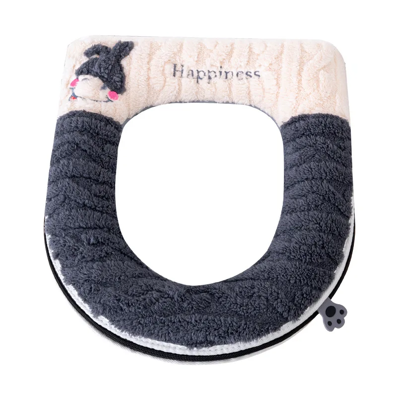 Autumn Winter home toilet seat covers warmer WC cushion closestool case sets pad universal thickening warm soft potty Cape mat 6