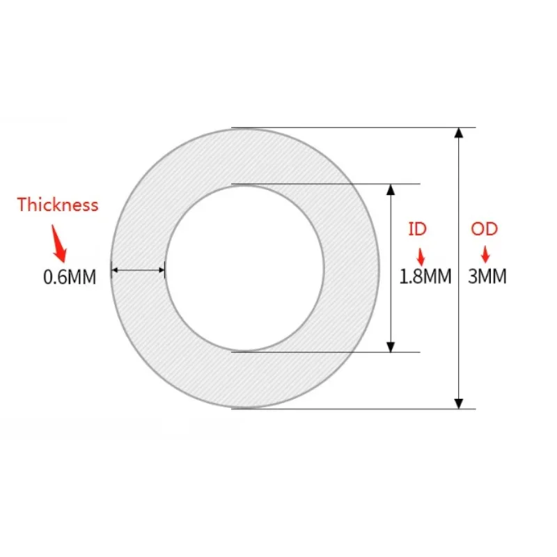 Silicone Tube Rubber Hose Rubber Tube Rubber Tubing 5Meter Food Grade Silicone Rubber Hose