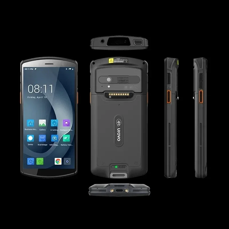 유로보 DT50S 안드로이드 13 모바일 컴퓨터 휴대용 러기드 PDA 탈착식 배터리 바코드 스캐너 PDA