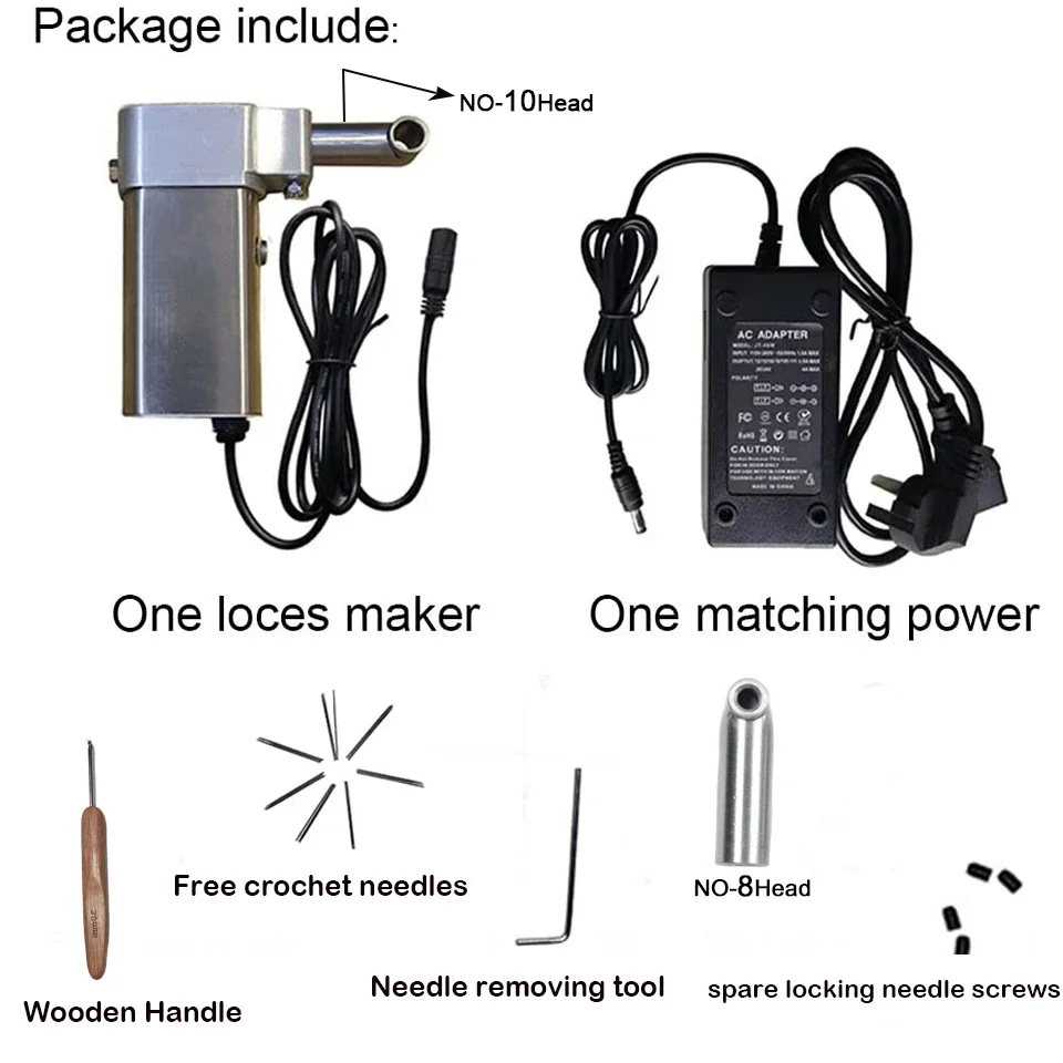 Handheld Dreadlocks Maker Machine Crochet Braiding Hair Making For DIY Dreadlocks Mini 3 Needles Stainless Steel 3