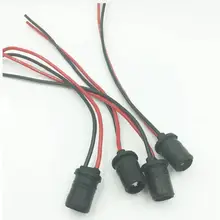 

1 Pcs Abs Car Led Adapters Cable T10 W5w Soft Bulb Holder Led Bulb Connector Socket Car Electronics Accessories