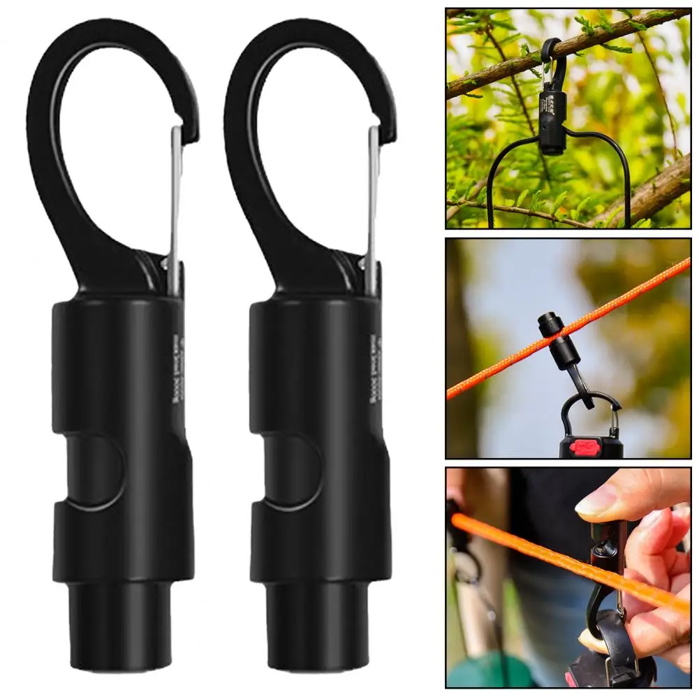 Multifunction Tent Rope Buckle Aluminum Alloy Tent Windproof Rope Hanger Portable Travel Kit Survival Buckles Accessories