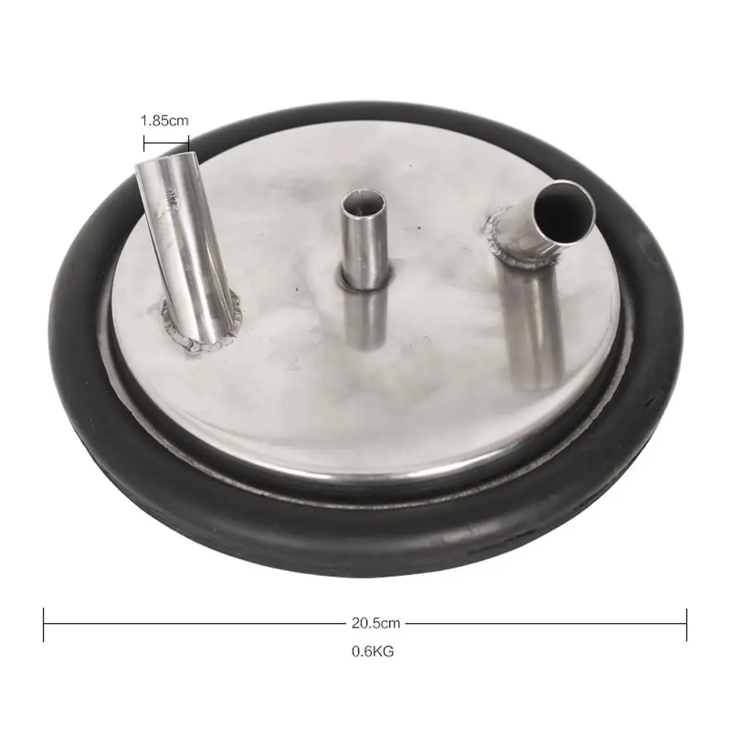 Stainless Steel Bucket Pail Dog Farm Water Milk Feeding 3 Open Lid Stainless Steel Bucket Pail Dog Farm Water Milk Feeding 3 Open Lid