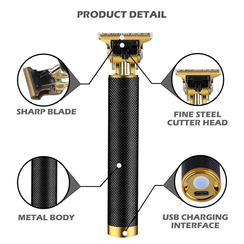 Máquina de Cortar Aparador de Barba Máquina de Barbear sem Fio Aparador de Cabelo Barbeiro Cabelo Elétrico Clippers Barbeador 8 Computers & Electronics