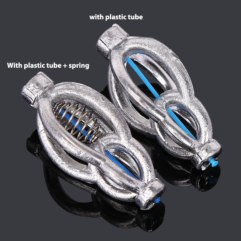 10 pièces 2/3.3/4.5/5.5cm carpe pêche printemps mangeoire pêche appât Cage pour la pêche à la carpe eau douce et salée méthode en ligne mangeoire Acces  18