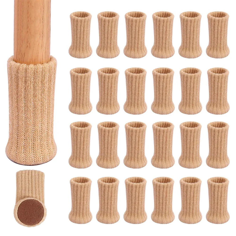 24 قطعة كرسي الساق الجوارب مرونة عالية كرسي الساق...