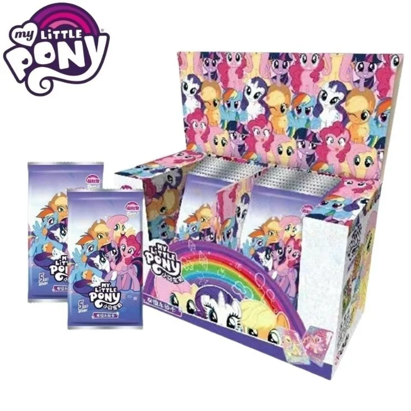 My Little Pony Anime Peripheral Card Rainbow Pack 2nd Bomb SSR Card Tour Genuine Card UR Game Collection Card Children's Toys