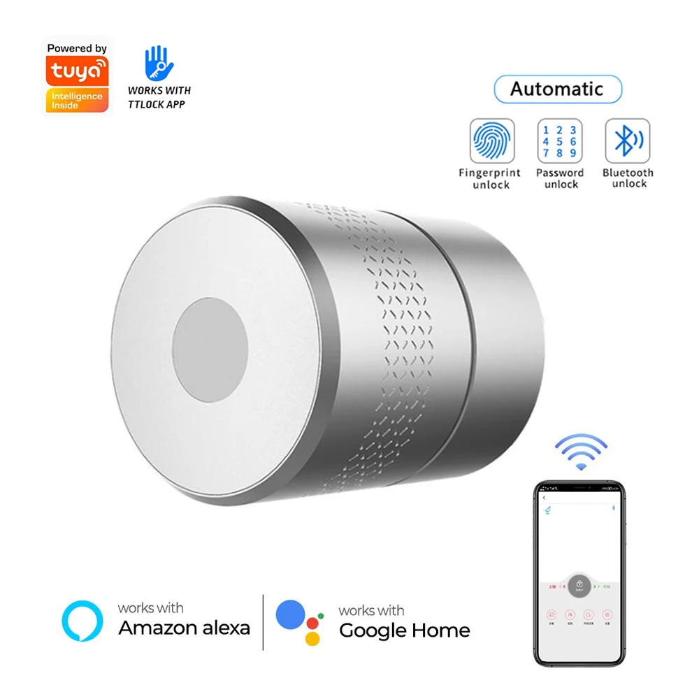 Cerradura De Puerta Inteligente WIFI compatible con Alexa/ Google