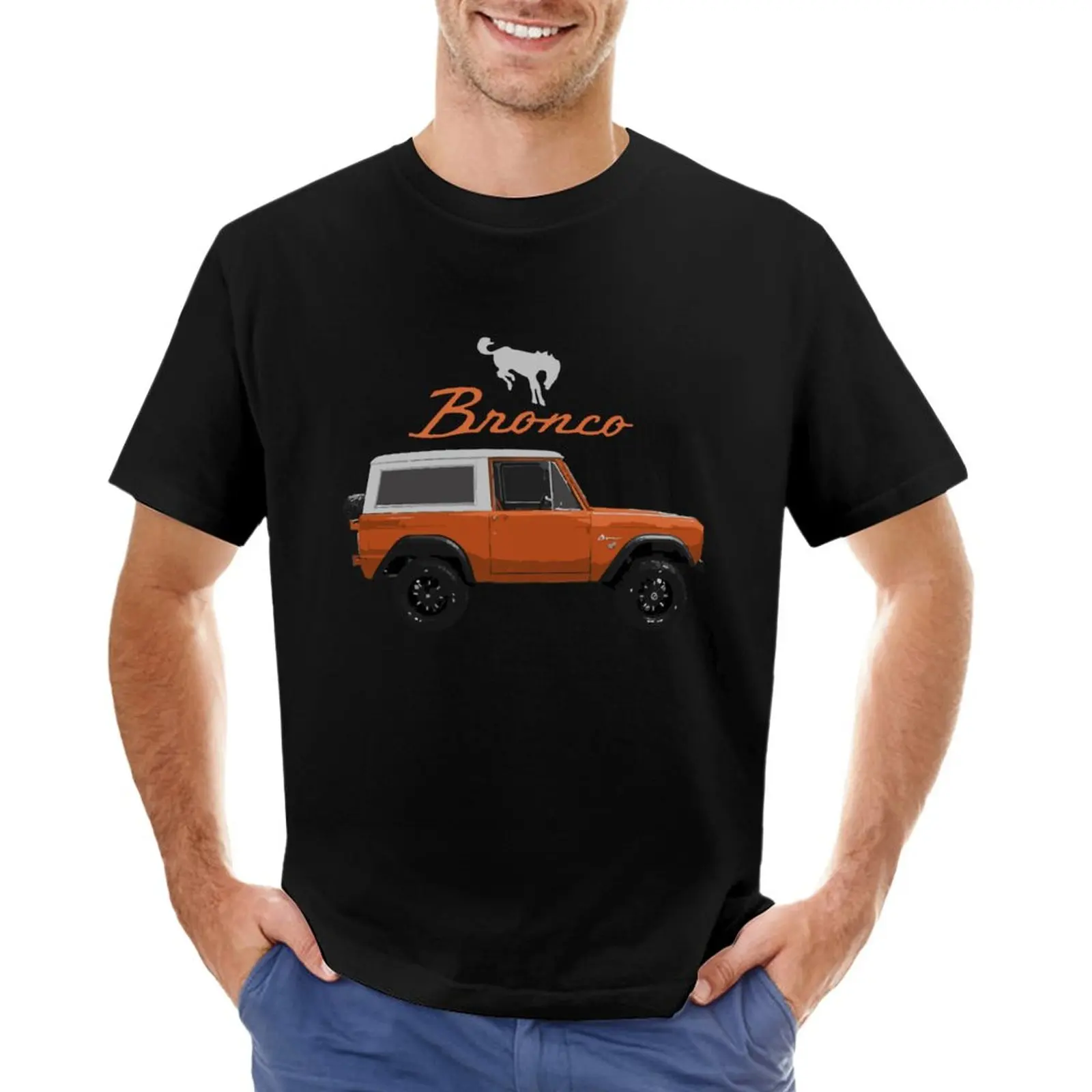 

Vintage 1974 Ford Bronco T-Shirt shirts graphic tees anime quick-drying t-shirt mens graphic t-shirts pack