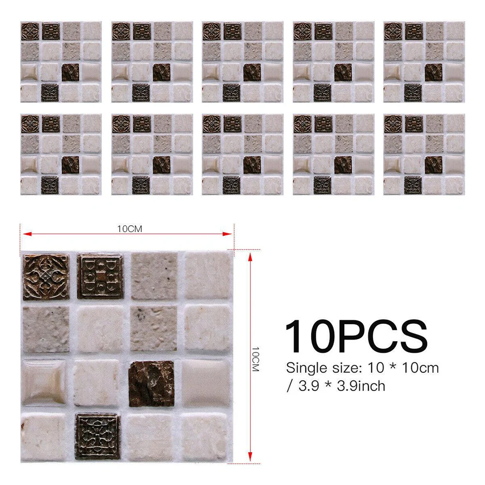 30x30cm Adesivi Autoadesivi In PVC Piastrelle Pannelli Per Pareti Piastrelle Decori Pannelli 3d 10 Pezzi Pcv06 87312602
