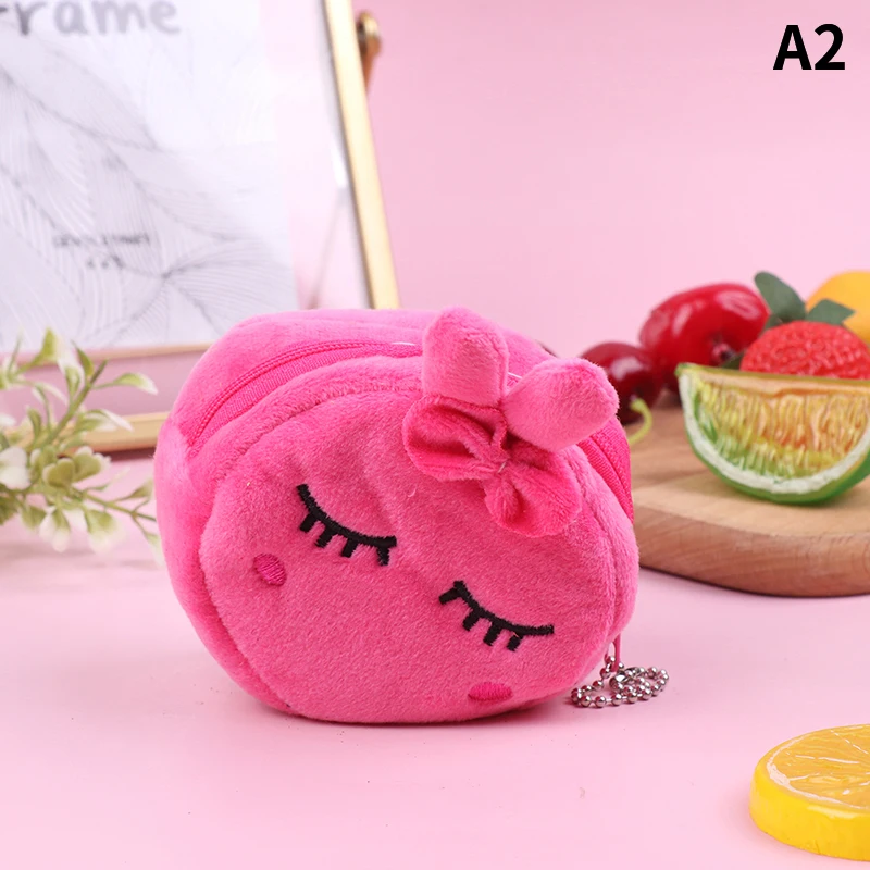 6CM Approx. Colorful Plush Purse , Key Hook Small Plush Toy Coin Purse -  AliExpress