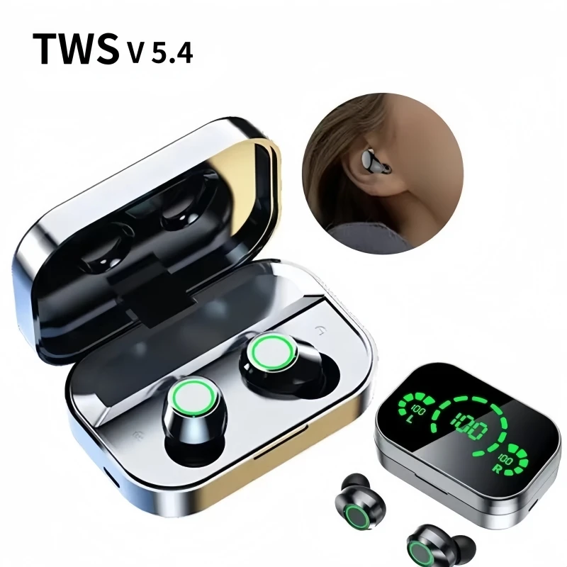 Long Playtime Touch Control True Wireless Earbuds/Headphones