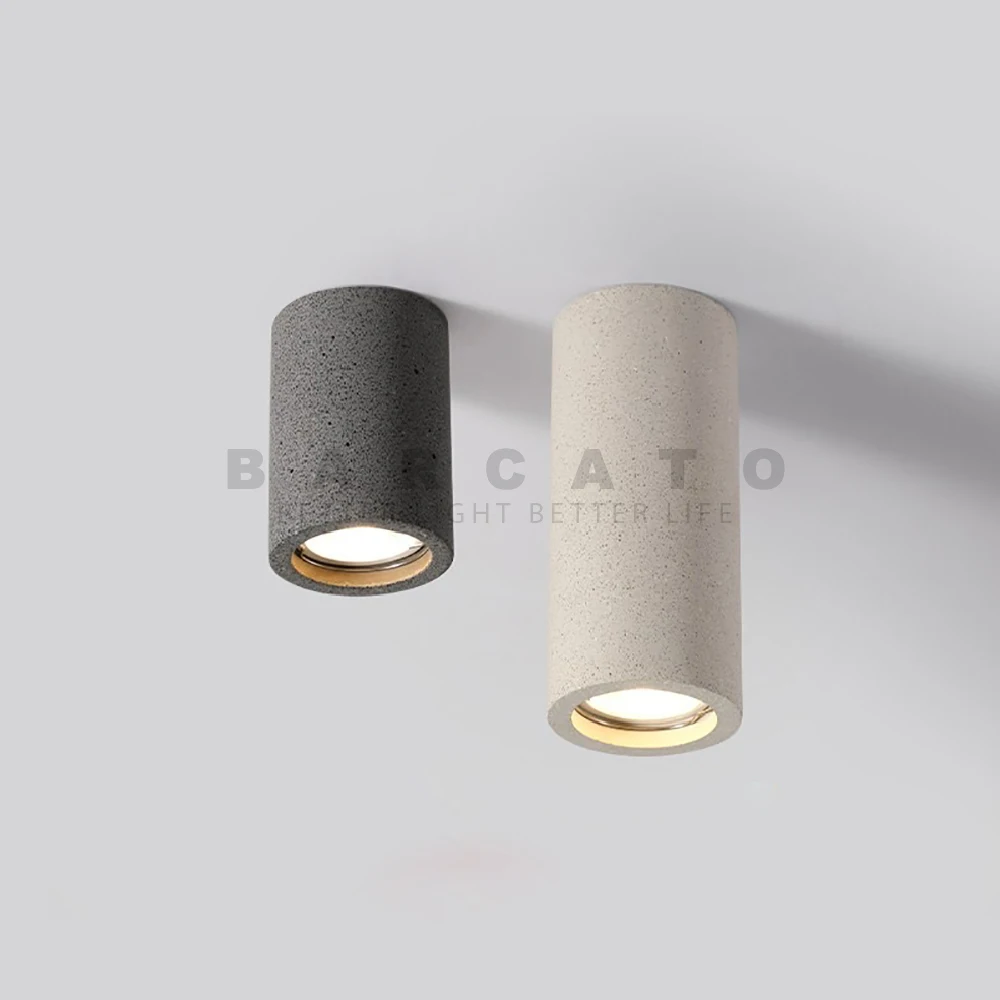 Cement Downlight Surface Mounted Spotlight GU10 Led Ceiling Lights Minimalist Industrial Lamp Living Room Corridor Kitchen Aisle led ceiling light,led downlight,led spotlight