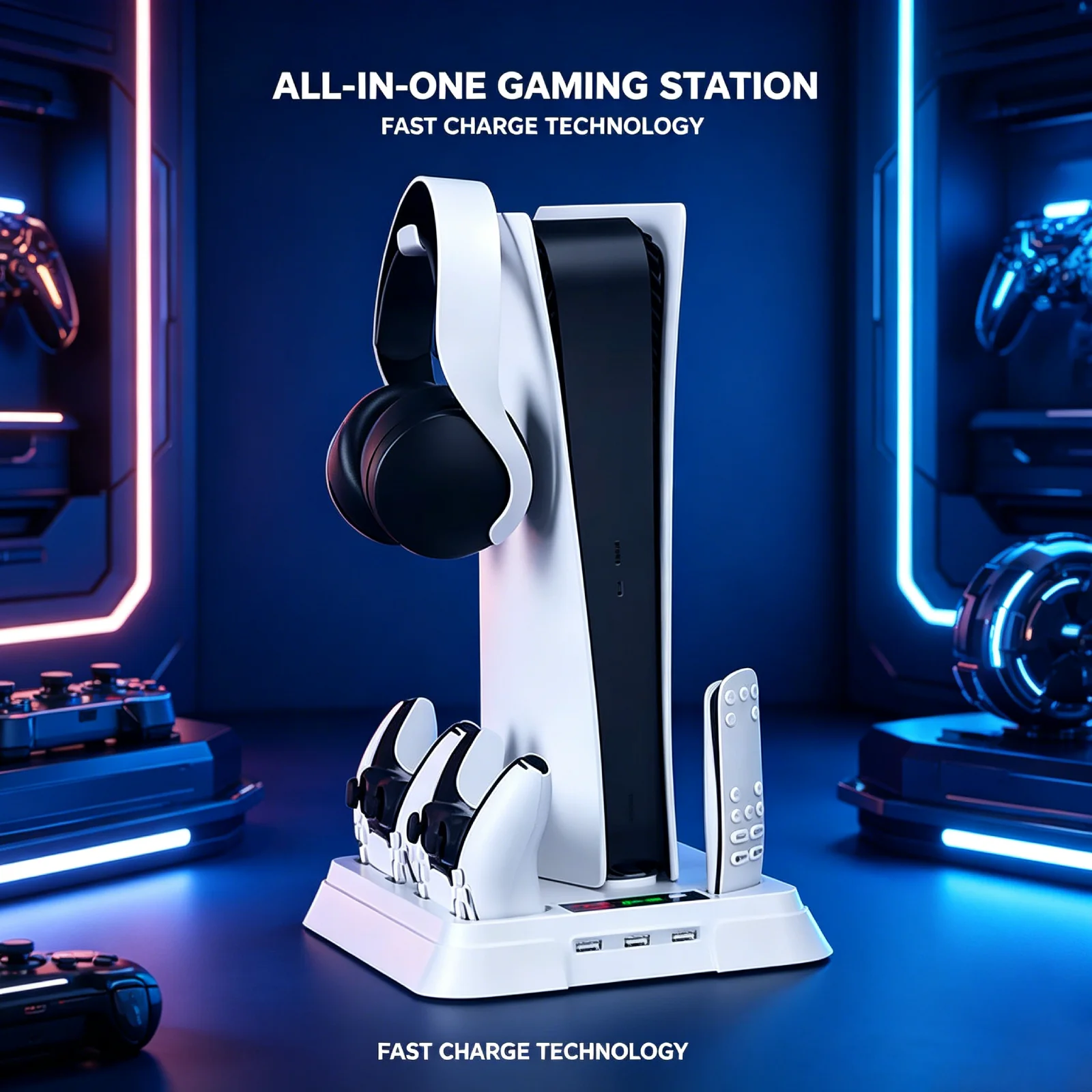 PS5 다기능 쿨링 베이스 스탠다드(디지털/디스크) 다기능 슬림(디지털/디스크) 및 프로 콘솔용 게임 액세서리