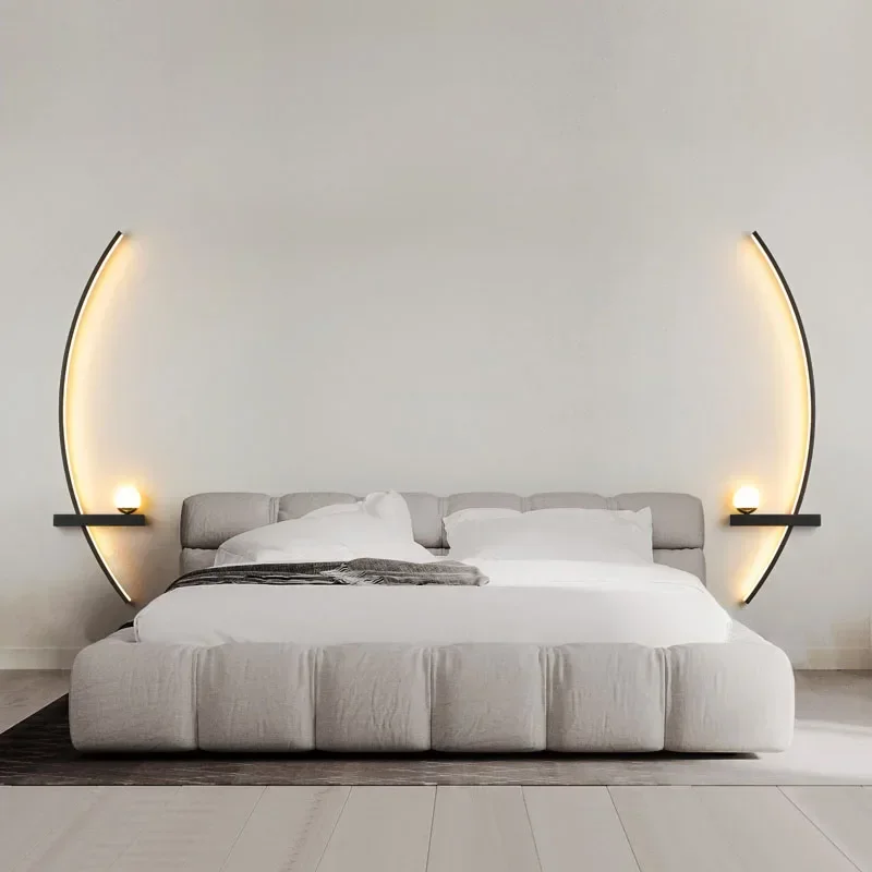LED Wall Lamp Wall Light Led Light Nordic LED Wall Lamp Stripes Wall Sconce for Bedroom Bedside Living Room Study Stairs Home Decor Indoor Lighting Fixture Luster