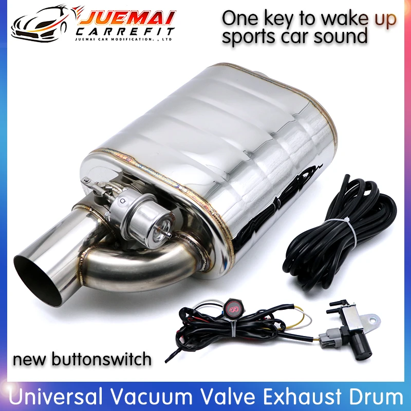 Juemai Car Exhaust System Vacuum Valve Drum Electronic Push Button