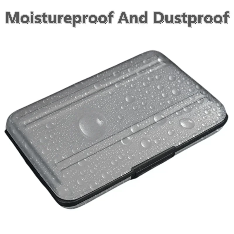 Memory Card Case SD Card Holder 12 Slots Waterproof Soft Foam Interior Storage Box With Lanyard
