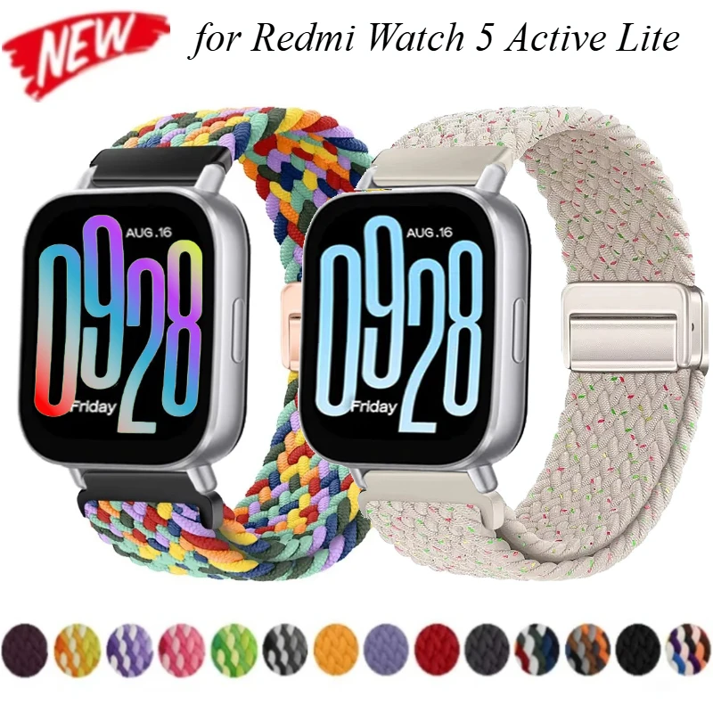 Nylon Loop Magnetic Braided Strap - Comfortable Wristband Bracelet