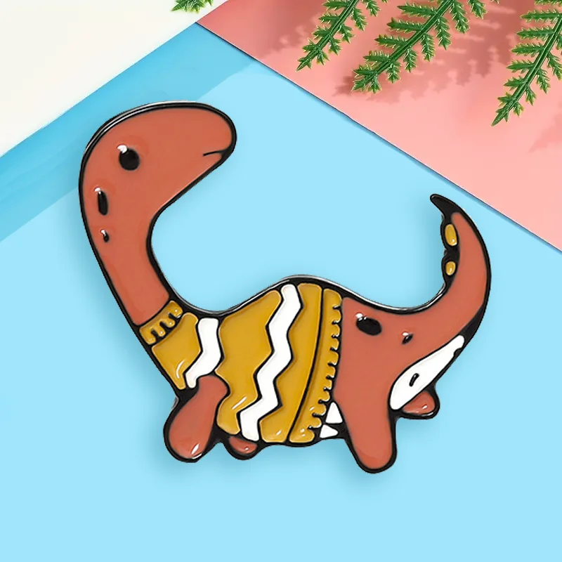 

Cartoon creative brooch Cute Dinosaur Brooch best gift for friends and family