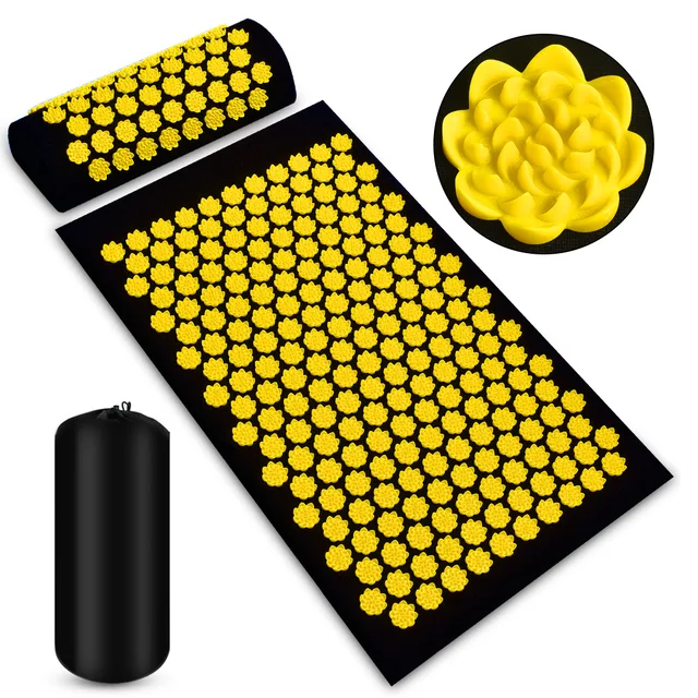Massager Cushion  Shakti Mat Massage Yoga Mat Acupressure Relieve Stress Back Body Pain Spike Mat Acupuncture Massage Mat 5