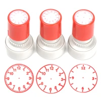 1PC Clock Stamp Teaching Tools for Kids Learning on Watch Multiple Style Student Teaching Tools Adis School Supplies 1